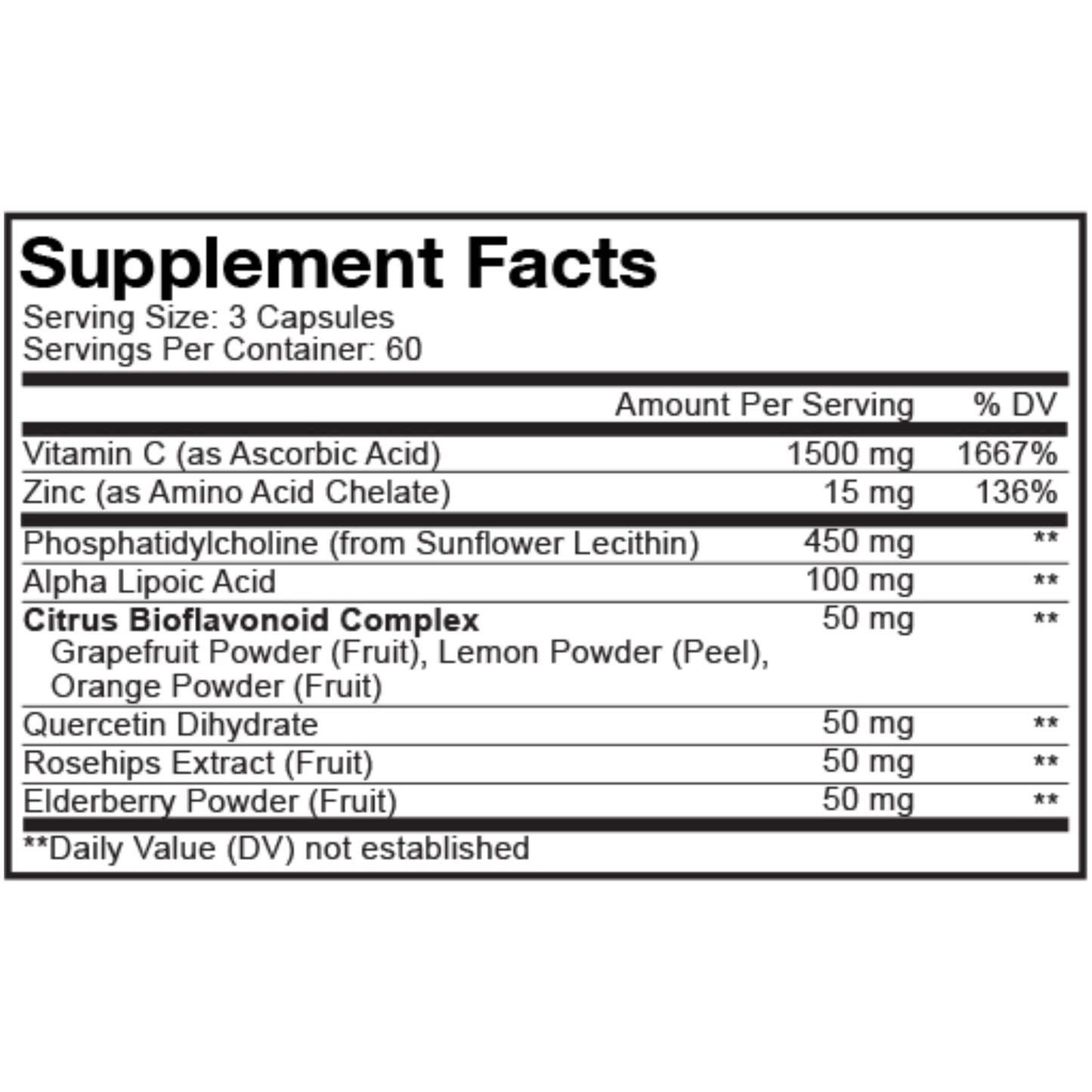 Liposomal Vitamin C 1500 mg