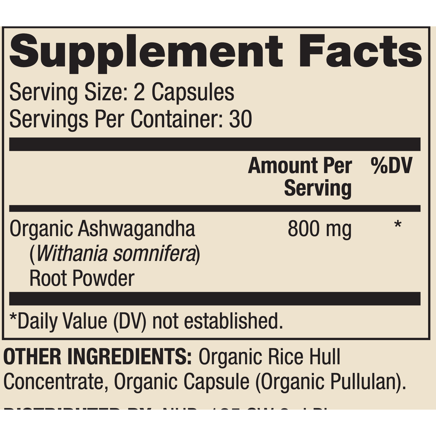 Dr. Mercola Organic Ashwaganda